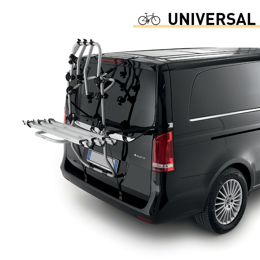 Portabicicletas universal para 3 bicicletas con puerta trasera Bici Ok 3 Van Promoción