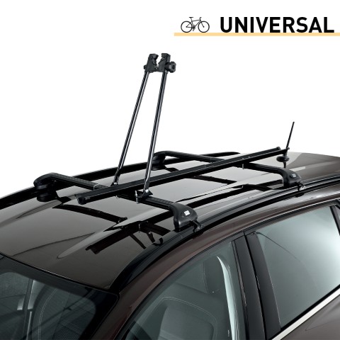 emergencia correcto psicología Bici 1000 New Portabicicletas de techo de coche de acero universal