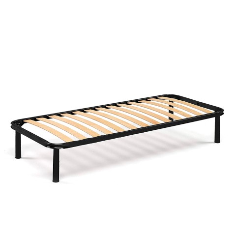 Somier ortopédico colchón de madera cama individual 80x190cm Michela S