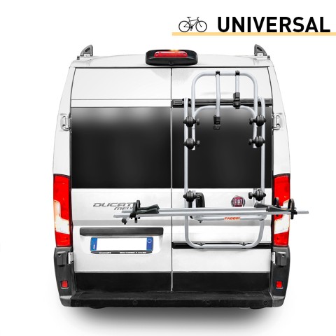Portabicicletas universal para 2 bicicletas con puerta trasera Bici Ok 2 Van