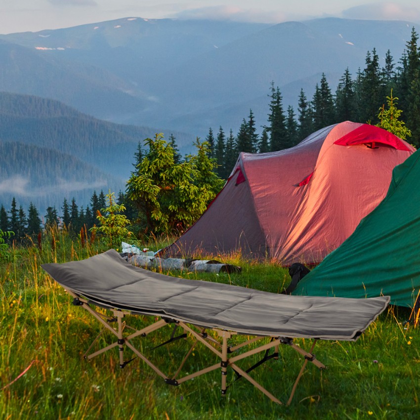 Cama de camping para tienda de campaña, cama plegable para camping, se