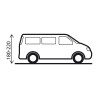 Toldo universal autónomo para furgoneta minibús Brunner Rambler Características