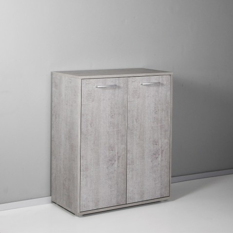 Armario de entrada oficina mueble salón 2 puertas con estante Point Promoción