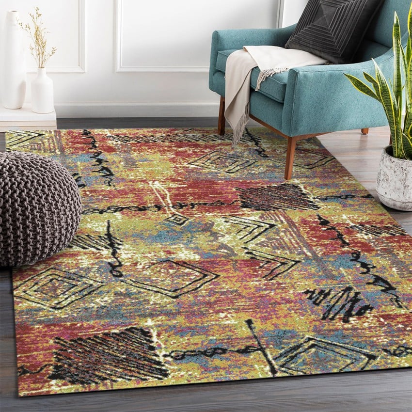 RUGMRZ Alfombra Pelo Corto Salon Moda Simple alfombras de Pelo Corto  alfombras Lavables Salon alfombras pequeñas160X200cm
