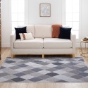 Alfombra moderna rectangular para interiores y exteriores CSGRI004 Promoción