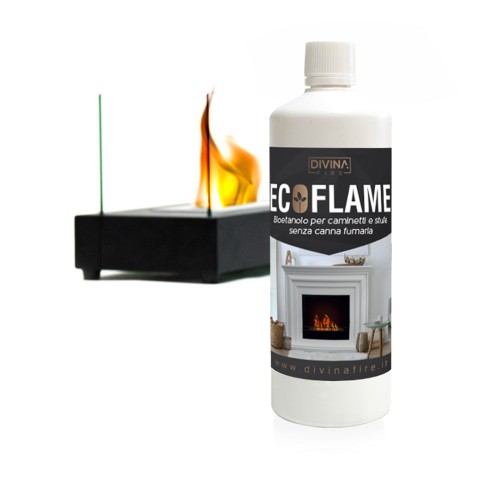 Pack de bioetanol Ecoflame en 12 botellas de 1 litro por quemador Promoción