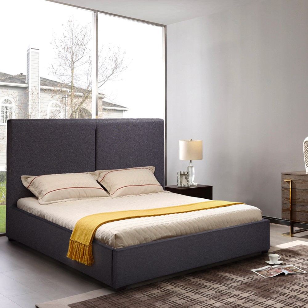 Cama Twin francesa una plaza y media de tela con Red 120x190 Montreux