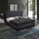 Cama francesa cuadrada y media en tela con malla 120x190 Zurich Promoción