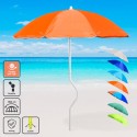 Sombrilla de playa antiviento anti-UV 180 cm Girafacile Prometeo Modelo