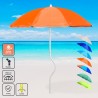 Sombrilla de playa antiviento anti-UV 180 cm Girafacile Prometeo Modelo