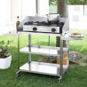 Carro de cocina profesional de acero inoxidable Oferta