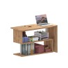 Escritorio de oficina de diseño escritorio giratorio de esquina de madera 2 estantes Volta WD Precio