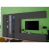 Mueble TV gris moderno 2 armarios de pared Note Wide Catálogo