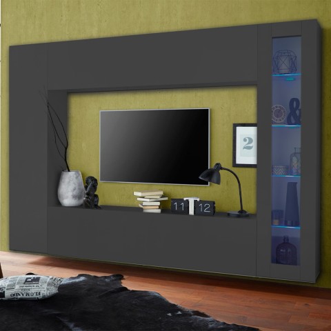 Mueble TV moderno de pared...