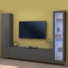 Mueble moderno para TV y armario colgante Peris RT Promoción