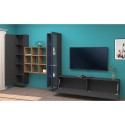 Mueble de pared para TV de diseño moderno estantería de madera Ranil RT Descueto