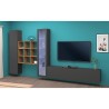 Mueble de pared para TV de diseño moderno estantería de madera Ranil RT Catálogo
