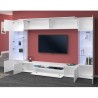 Sala de estar blanca sistema de pared soporte de TV 2 armarios de pared Sultan WH Catálogo
