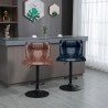 Taburete de barra para cocina y bar con altura ajustable giratorio del diseño industrial Ruka Oferta