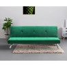 Sofá cama 2 plazas clic clac diseño abatible tejido terciopelo Probatus 