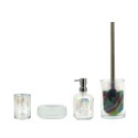Set de accesorios de baño portacepillos de dientes de cristal jabonera de cristal Opal Venta