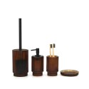 Set de accesorios de baño dosificador de jabón portacepillos cristal Deco Catálogo