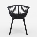 Silla moderna con reposabrazos para jardín cocina comedor Philis Precio