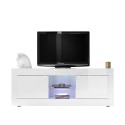 Mueble TV salón moderno blanco brillante 2 puertas Nolux Wh Basic Catálogo