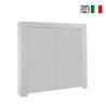 Aparador alto cocina 4 puertas alto brillo blanco Moyen Amalfi Venta