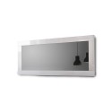 Espejo blanco brillante 75x170cm pared entrada salón Miro Amalfi Promoción