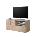 Mueble TV roble 121cm con puerta y cajón Petite Sm Dama Oferta