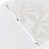 Mesa de comedor extensible blanco brillo 90x137-185cm Most Prisma Rebajas