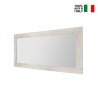 Espejo de salón con marco de madera blanco 75x170cm Self Urbino Venta
