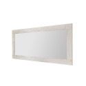Espejo de salón con marco de madera blanco 75x170cm Self Urbino Oferta