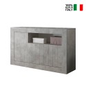 Aparador buffet gris cemento 3 puertas Urbino Ct M Venta