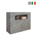 Aparador salón aparador moderno 2 puertas cemento gris Minus Ct Urbino Venta