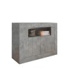Aparador salón aparador moderno 2 puertas cemento gris Minus Ct Urbino Oferta