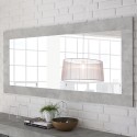 Espejo de pared 75x170cm con marco gris hormigón Alma Urbino Promoción