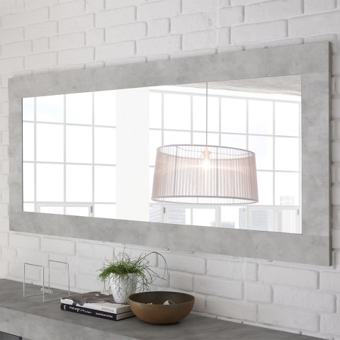 Espejo de pared 75x170 cm con marco gris Alma Urbino Promoción