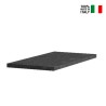 Extensión 48cm para mesa de comedor óxido negro Log 180x90cm Urbino Venta