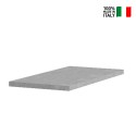 Extensión 48cm para mesa de comedor Icaro 180x90cm hormigón gris Urbino Venta