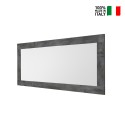 Espejo de pared moderno marco 75x170cm madera negro Moment Urbino Venta