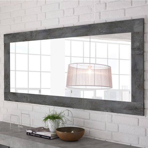 Espejo de pared moderno negro 75x170cm Moment Urbino Promoción