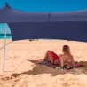 Tienda de playa mar gazebo portátil 2,3 x 2,3 m protección UV cortaviento Formentera Oferta