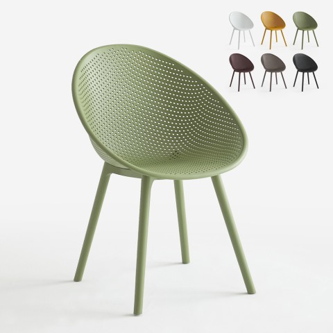 Silla moderna para cocina comedor bar exterior jardín Arielle Promoción