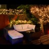 Cadena de luces decorativas solares para exterior 200 LED jardín balcón Navidad terraza NestX Características