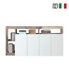 Aparador cocina salón 4 puertas blanco madera brillante 184cm Cádiz BP Venta