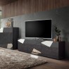 Mueble para TV 3 puertas diseño moderno gris brillante Brema GR Vittoria. Catálogo