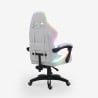 Silla gaming luces LED RGB silla ergonómica con 2 cojines Pixy Junior Elección