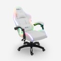 Silla gaming luces LED RGB silla ergonómica con 2 cojines Pixy Junior Stock
